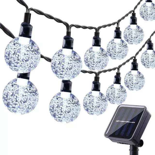 100LED String Lights Solar Bulb Garden Fairy Ball Hangin Outdoor Lamp fairy lamp