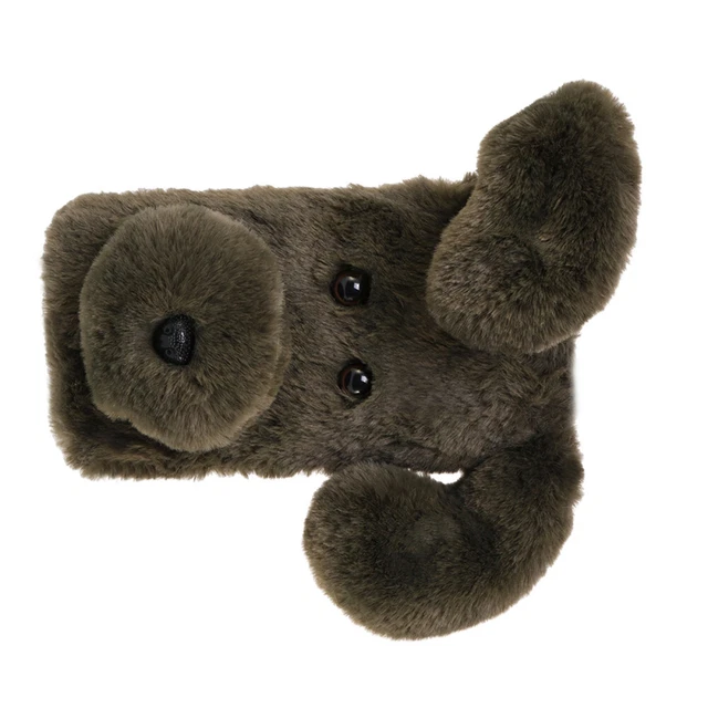 Coque pour téléphone à motifs en peluche douce Mignon hiver de mode Garder 11