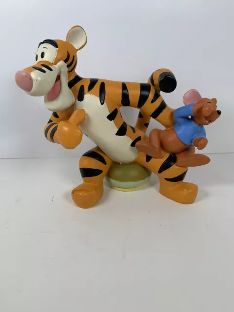 Disney TIGGER and ROO Figurine Letter Picture Holder Winnie the Pooh Friends