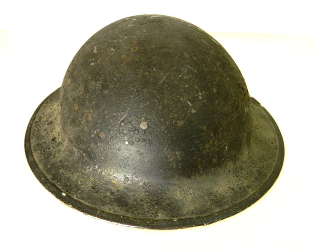 Vintage Canadian Brodie Steel Helmet GSW VMC MKII Dated 1943 w/ Original Liner • $249.99