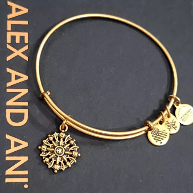 Alex and Ani Compass Charm Bracelet