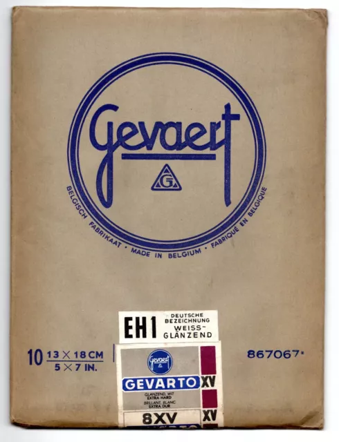 Historical photo paper: AGFA, ADOX, GEVAERT, LEONAR, ZEISS ICON