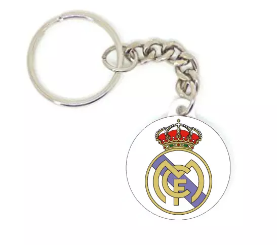 Porte clé badge logo real de madrid Espagne football Embleme collection
