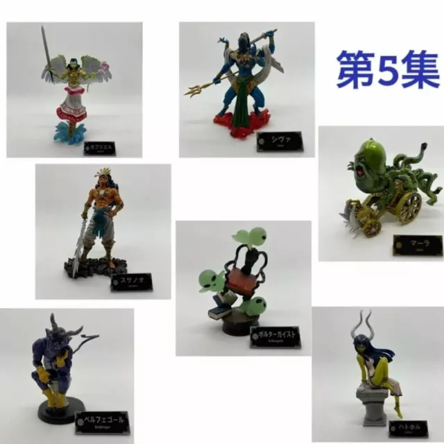 #5 One Coin Figure Shin Megami Tensei lot 7-types set comp. Used From Japan