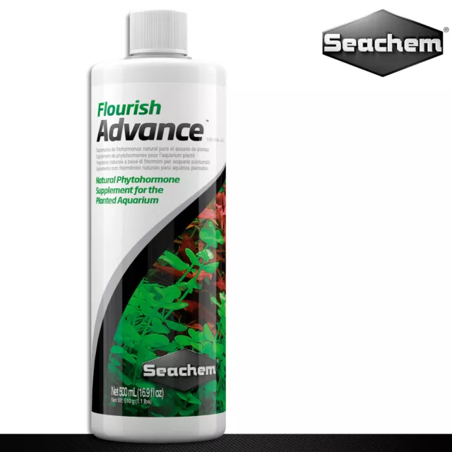 Seachem 500ML Flourish Advance Phytohormonzusatz para Plantas de Acuario