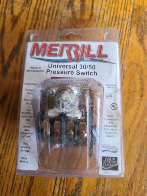 Merrill Universal 30/50 Pressure Switch