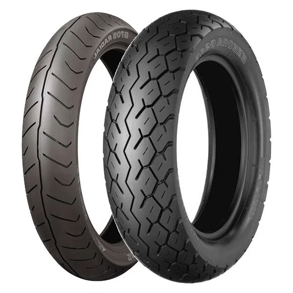 Set De Pneus Bridgestone 130/70-18 63H Exedra G709 + 170/80-15 77S Exedra G546