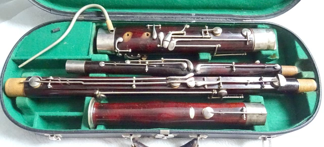 Historical HERMANN TRAPP Wildstein Heckel Biebrich system Bassoon c.1900's Historical HERMANN TRAPP Wildstein Heckel Biebrich system Bassoon c.1900's