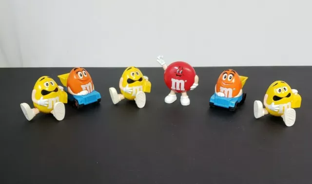 M&M's Burger King Toys LOT 1990'S X 6 mini's Vintage