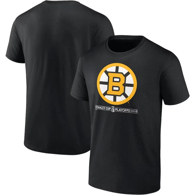 BOSTON BRUINS BLACK 2024 Stanley Cup Playoffs Breakout TShirt Unisex
