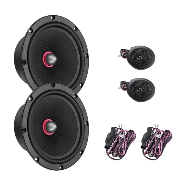 Bassface IndyCX6 440w Max 6.5"Inch 16.5cm Component Car Speaker System +Tweeters