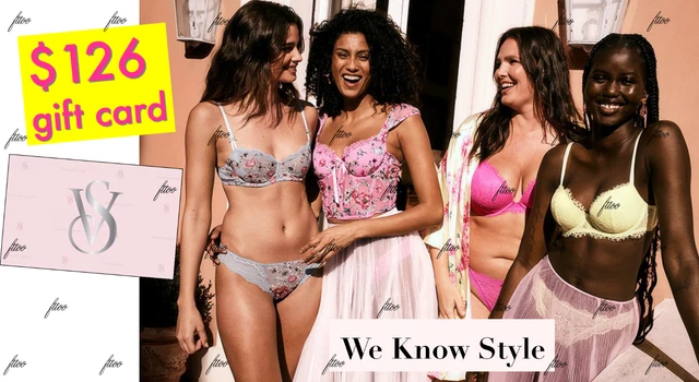 $126 Victoria's Secret Gift Card For Love & Lemons Lingerie Pink Beauty & Gifts