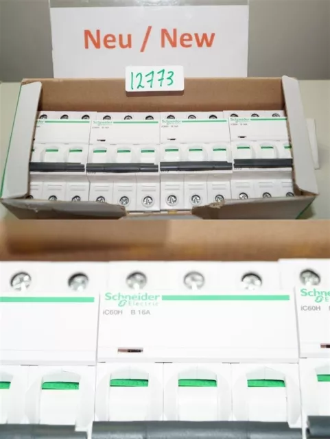 4X st . Schneider Interruptor de Circuito A9F06316 Disyuntor iC60H 3P 16A 04380