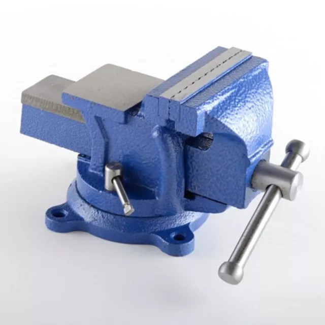 Bench Vise w/ Anvil Swivel 4in Locking Base Tabletop Clamp Heavy Duty Steel NEW