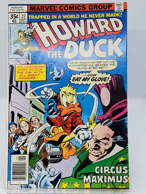 Howard The Duck #27 VF Newsstand Gerber Marvel 1978