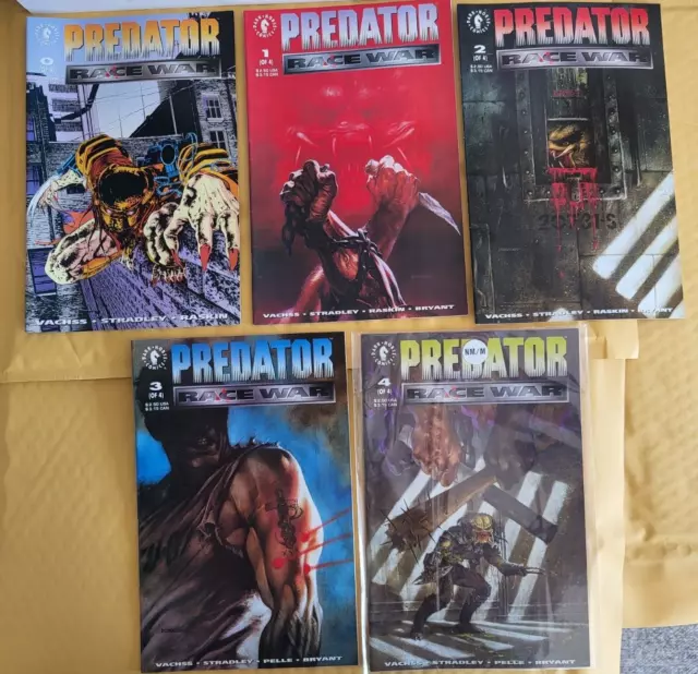 Predator Race War 0-4 Complete Series, Dark Horse Comics 1993, Excellent Cond