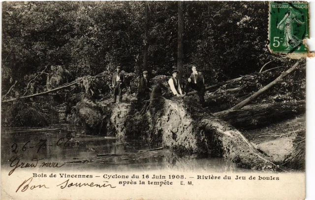 CPA PARIS (12th) Bois de VINCENNES. Cyclone. River of the Ball Game (563114)
