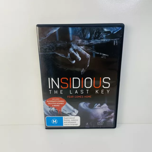 Insidious - The Last Key (DVD, 2018) Region 4 - Fast Free Post - NEAR MINT DISC