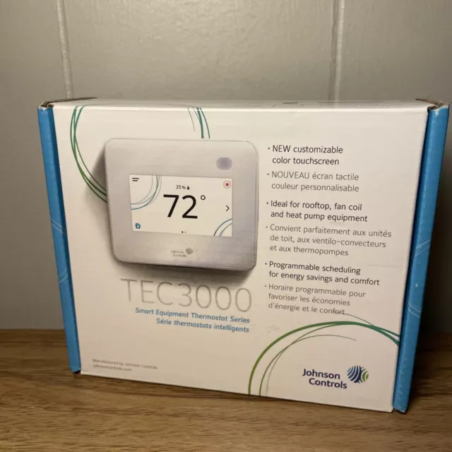 Johnson Controls TEC3622-14-000 TEC3000 Thermostat BACnet MS/TP or N2