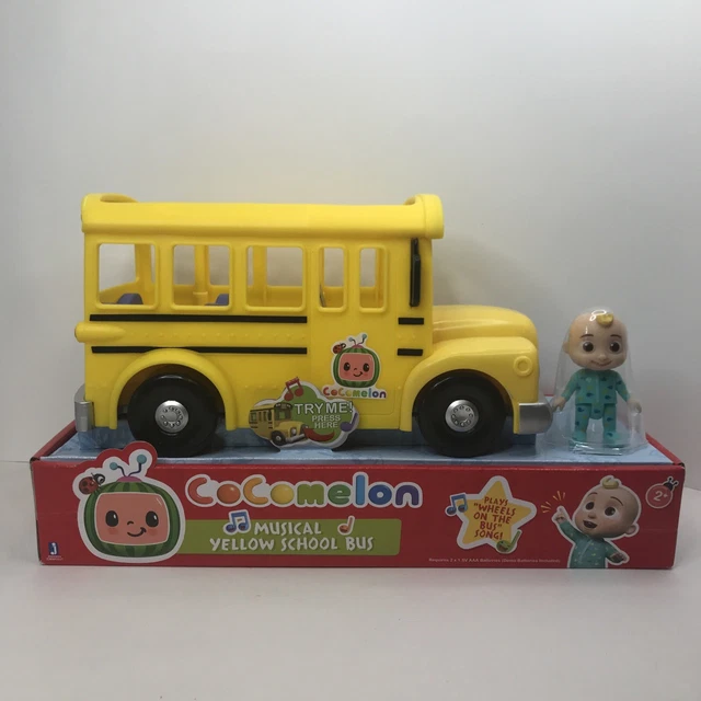 WHEELS ON The Bus Song Musical Yellow School Bus JJ Pajama