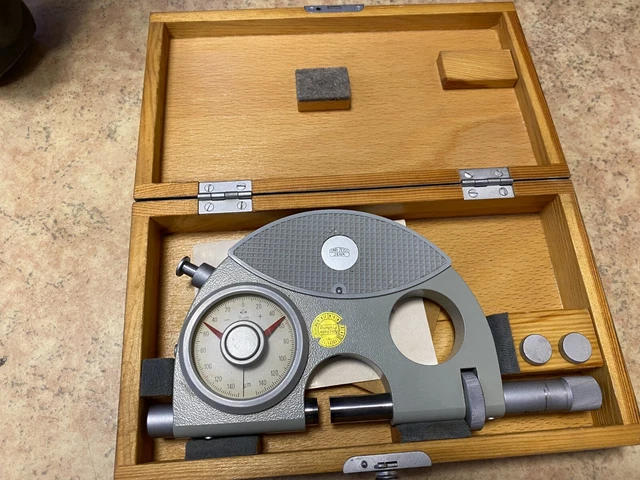 Carl Zeiss Jena alte Bügelmessschraube 0-25 mm