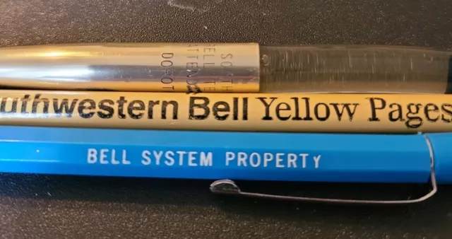 Southwestern Bell SBC LOT Award Pencils Pin Telephone Memorabilia 3