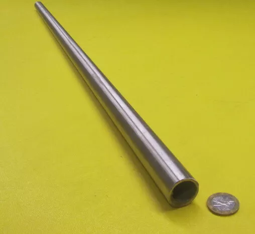 304 Stainless Steel Tube Metric 25 mm OD x 21 mm ID x 2 mm Wall x 1 Foot Length