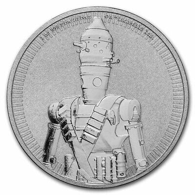 NIUE 2 Dollars Argent 1 Once Star Wars The Mandalorian IG-11 2022