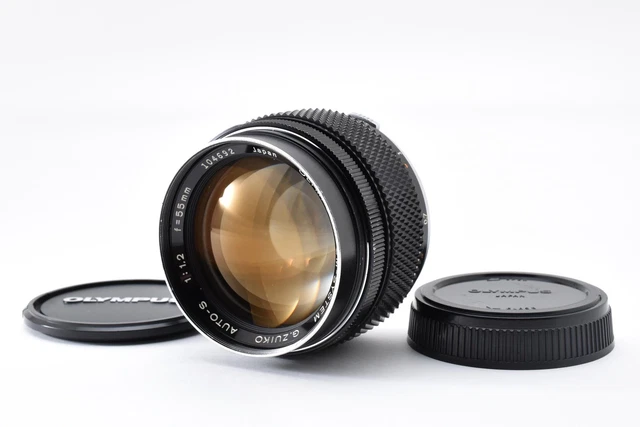NEAR MINT] OLYMPUS OM-System G.Zuiko Auto-S 55mm f/1.2 MF Lens