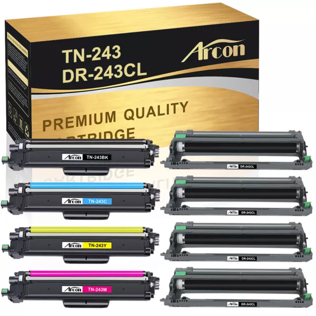 Toner Compatible With Brother TN-247 DR-243CL HL-L3210CW DCP-L3510CDW MFCL3710CW 2