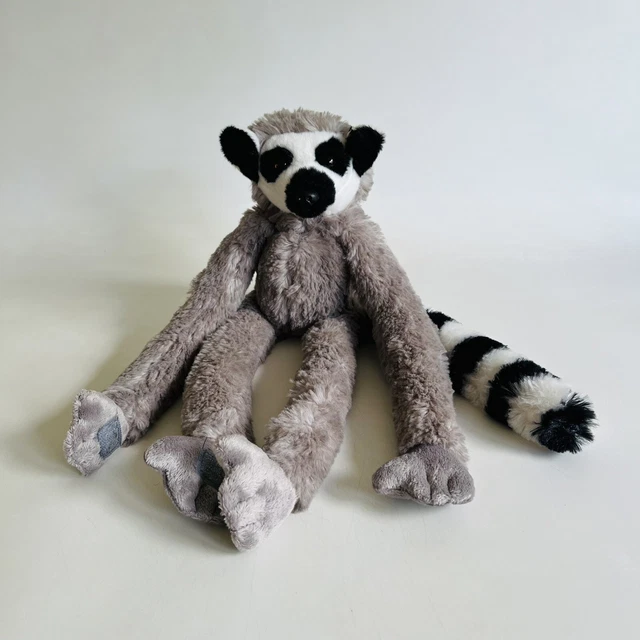 RAVENSDEN SOFT TOY Cuddly Plush Hanging Monkey Ring Tailed Lemur