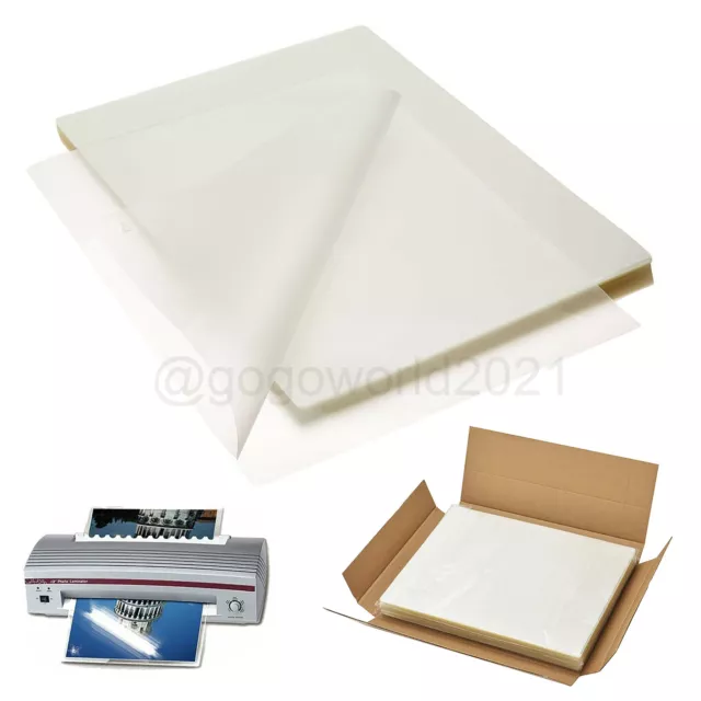 US Laminating Pouches 3 Mil Letter 9" x 11.5" 500 Pouches Sheet, Premium Quality