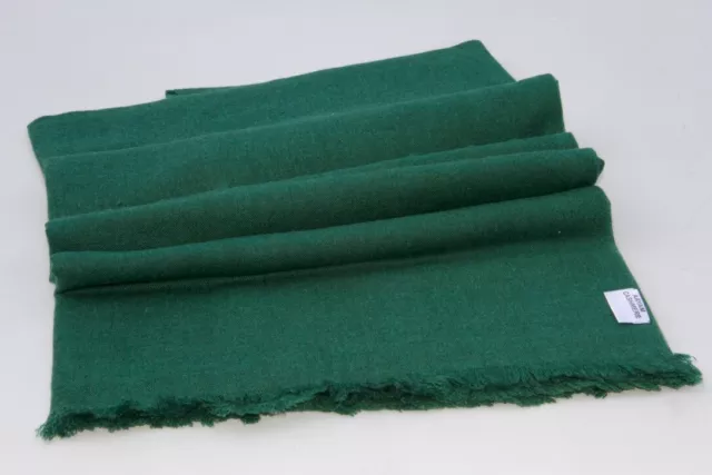 Green Cashmere Pashmina Large Shawl Scarf Wrap Handwoven Nepal Oversized New