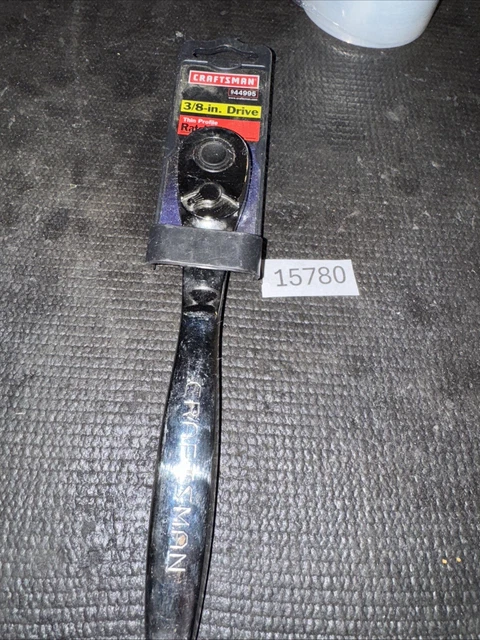 SEARS CRAFTSMAN USA Nos Thin profile 3/8” DRIVE Ratchet 44995 Full ...