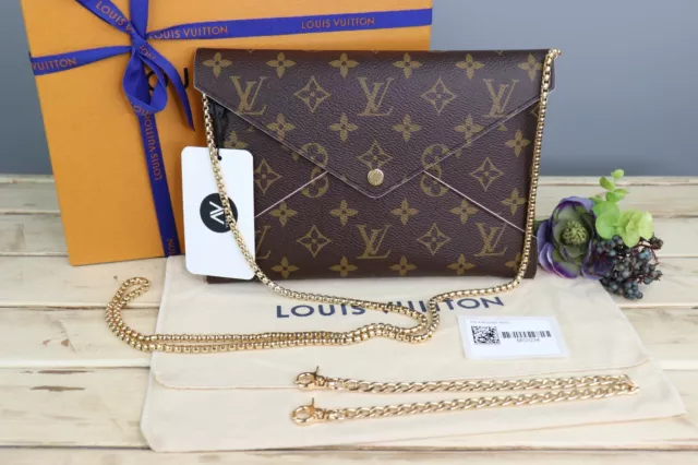 LOUIS VUITTON KIRIGAMI POCHETTE Large with Two Gold Straps Crossbody  Handbag Bag £625.54 - PicClick UK