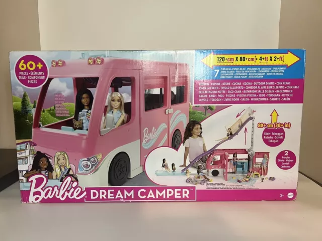 Barbie Dream Camper Vehicle Doll Playset Brand New In Box Sealed - UK Fast P&P