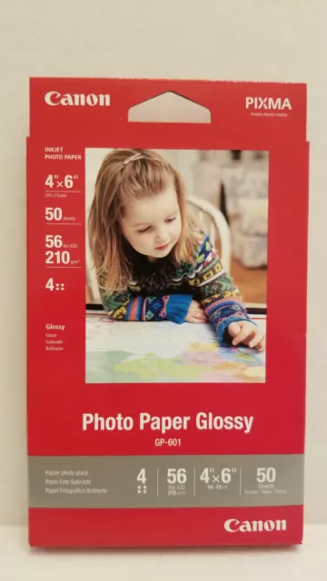 Canon Photo Paper Glossy (GP-601) 4x6/50 sheets per pack