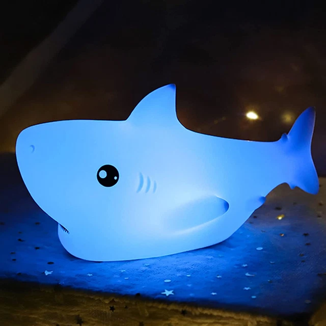 Carino Shark Night Light, Luci Di Squalo per Bambini Ragazze Regali Di Compleann