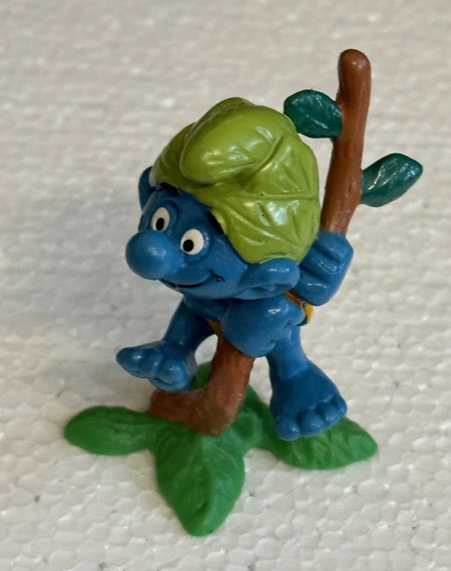 FIGURINE SCHTROUMPF SMURF Publicitaire Dentifrice Fluocaril Rare 285682759069