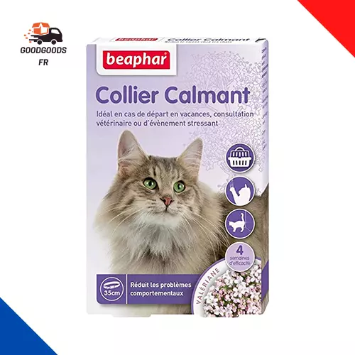 NO STRESS – Collier Calmant À La Valériane Pour Chat – Réduit Le Stress