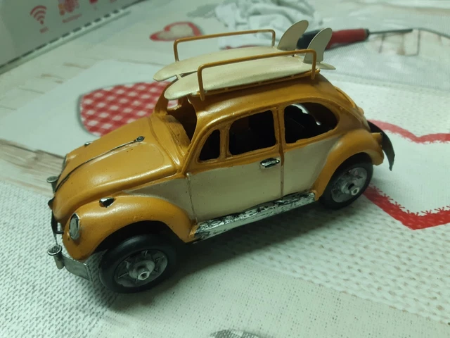 Plaque Murale Métal Vintage Coccinelle New Beetle – Déco Garage/auto