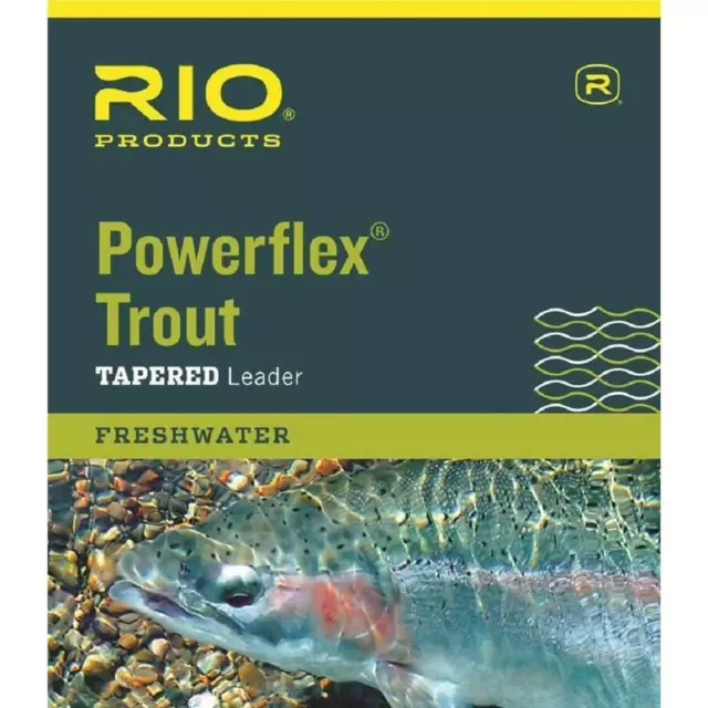 RIO Powerflex Tapered Trout Leader 12ft - Official RIO Dealer