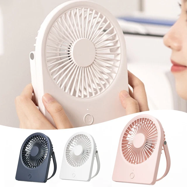 Deuba Ventilateur De Table USB Mini Métal Inclinable à 360° 13,5 Cm Interrupteur Marche/arrêt Grille De Protection électrique Rose Et Bleu