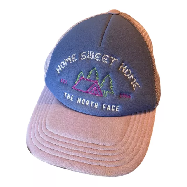 The North Face Home Sweet Home Tent Camping Trucker Hat Snapback Mesh Cap
