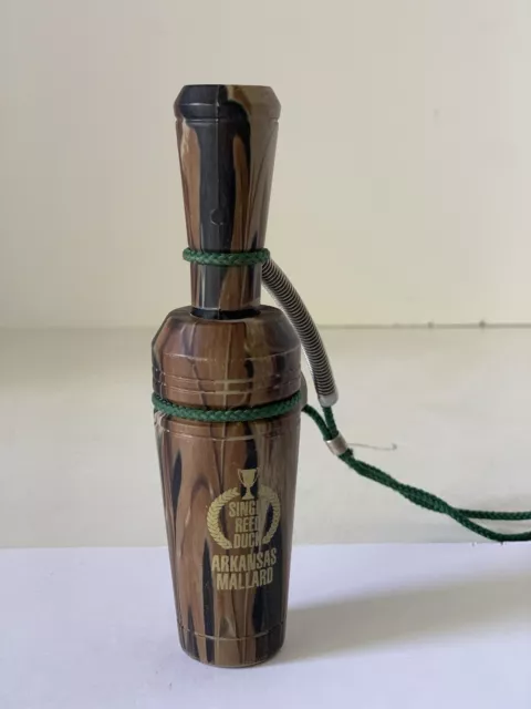 Arkansas Mallard Duck Call Single Reed - Waterfowl Hunting -With Lanyard