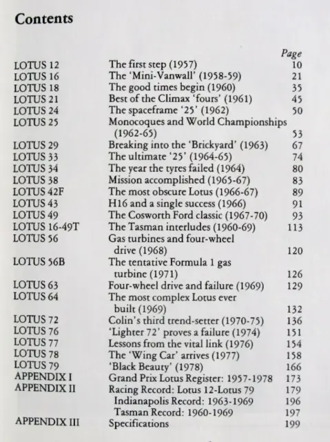 Theme Lotus - Doug Nye Isbn:0900549408 Car Book 2