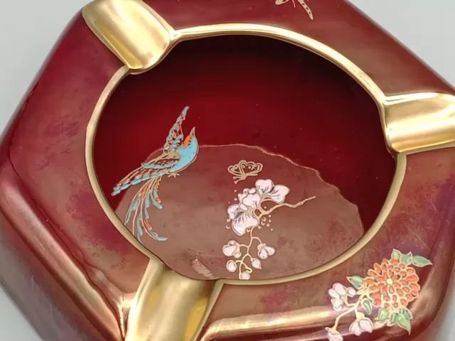 Vintage Carlton Ware Rouge Lustre Ashtray