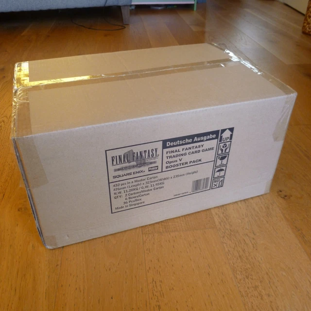 FINAL FANTASY OPUS V Master CARTON 432 packs 12 Booster Boxes GERMAN DEUTSCHE