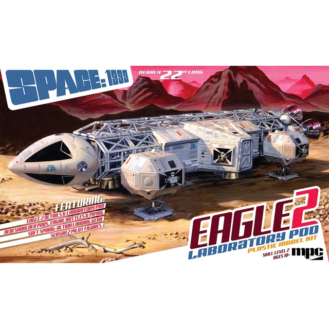 MPC 1/48 Space 1999 Eagle II with Lab Pod Model Kit MPC923 Plastic Models Space