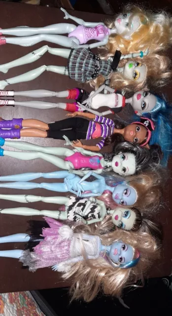 Monster High Dolls Lot 1 Nude 1 Without Half Arm